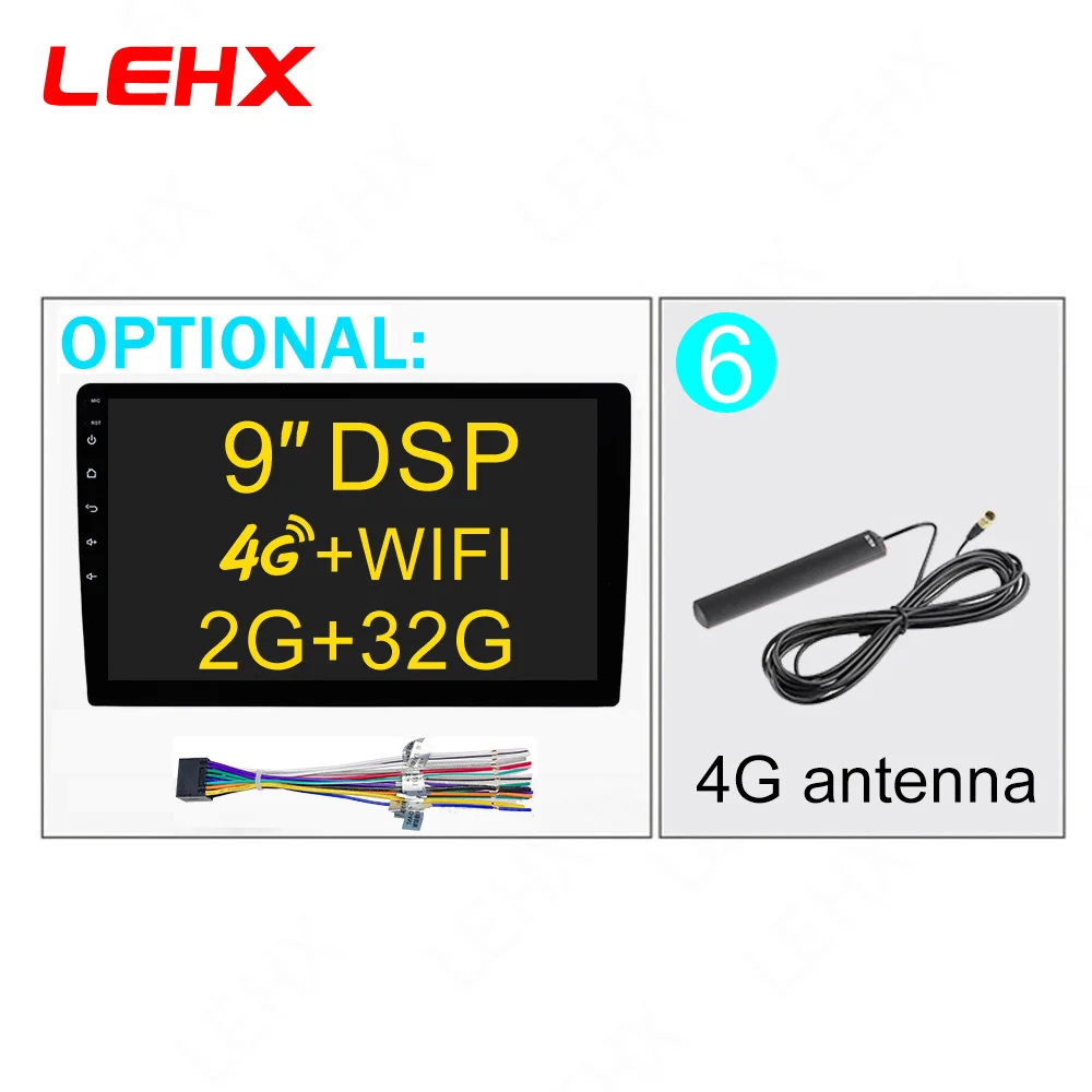 LE-932-9-4G-DSP Android 8,1 2 Din мультимедийное видео Playe 2G 3 2G автомобильное радио для универсального автомобиля dvd-плеер gps навигация автомобильный аксессуар 4G интернет - Цвет: LE-932-9-4G-DSP