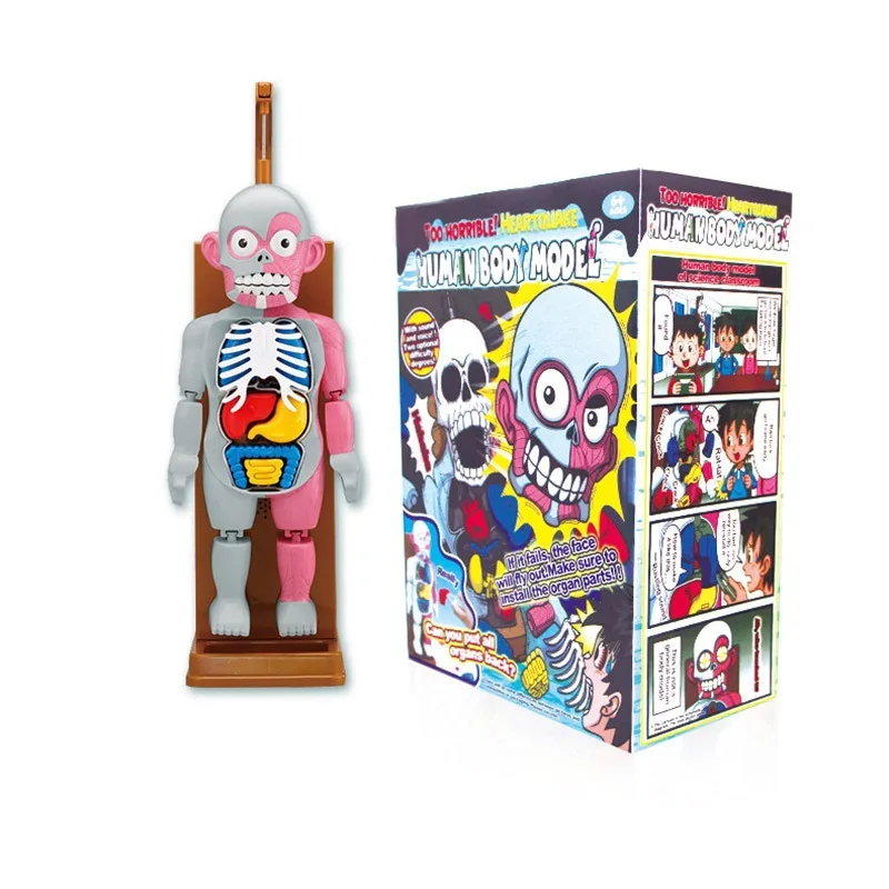 

Strange New Mannequin Assembled Halloween Horror Spoof Gift Trick Educational Party Tabletop Toys