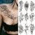 Водонепроницаемый Временный Стикер Татуировки I Love You Flash Tattoos Lip Print Butterfly Flowers Body Art Arm Fake Sleeve Tatoo Women