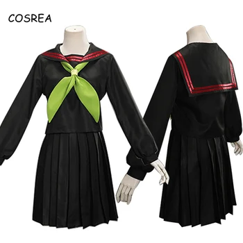 

Cosrea Anime Demon Slayer Cosplay Costume Kimetsu no Yaiba Kamado Nezuko Sailor Suit JK School Uniform Outfits Disfraz Women