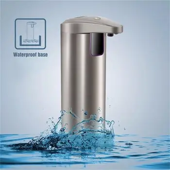 

250ml Stainless Steel Protective Equipment Portable 250ML Bathroom Automatic Foam Soap Dispenser Creative