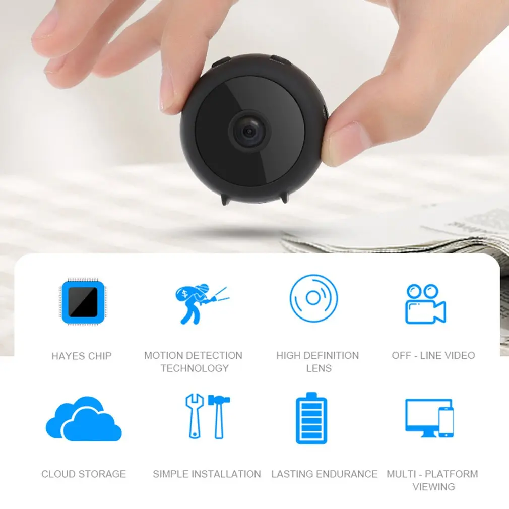 Мини ip-камера HD 1080P беспроводная Wifi камера безопасности Wi-Fi сеть