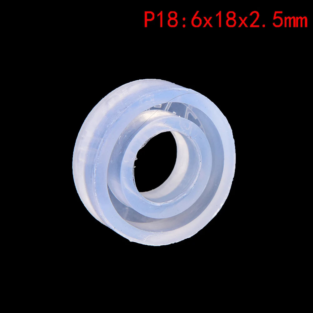 Сделай Сам силикон кольцо круглой формы форма круглый дизайн силиконовая форма для кольца ювелирных изделий инструмент прозрачный плесень эпоксидная смола, форма - Цвет: P18
