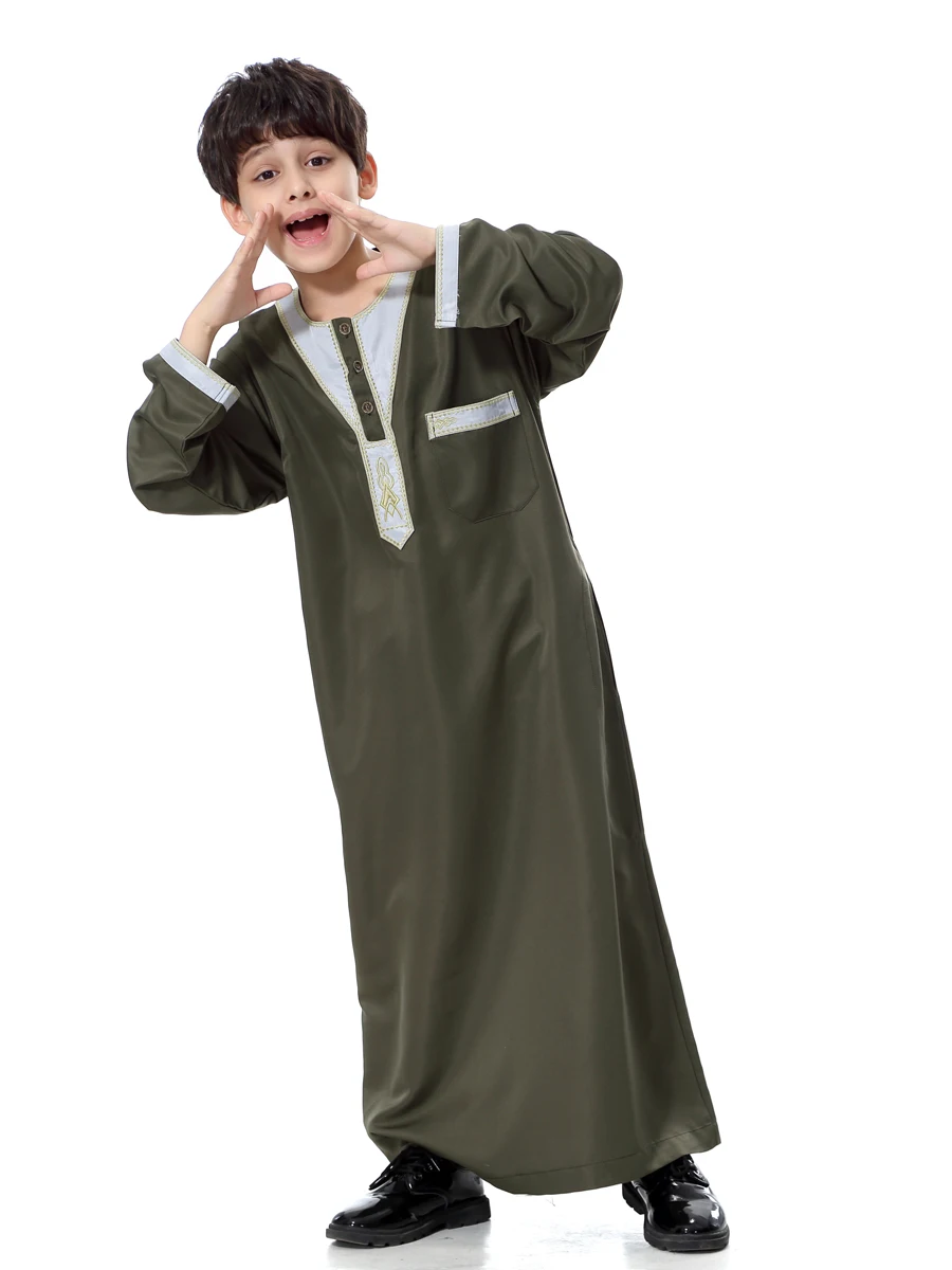 Muslimische Männer Kleidung der Arabisch Kleid Männer Abaya für Jugendliche  Jungen Islamische Kleidung Qamis Enfant Homme Saudi Herren Islam Kaftan -  AliExpress Novelty \u0026 Special Use