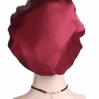 

6pcs Wide Wide-Brimmed High Stretch Headband With Nightcap Sleep Cap Hair Care Cap Night Sleeping Head Cover For Women