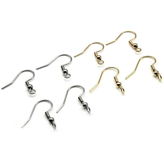 200PCS French Earring Loop Hoops Ear Wire Hook for Jewelry Making Findings  DIY Earrings Settings Base Accessories Supplies - China Stainless Steel  Hooks and Earring Hooks price