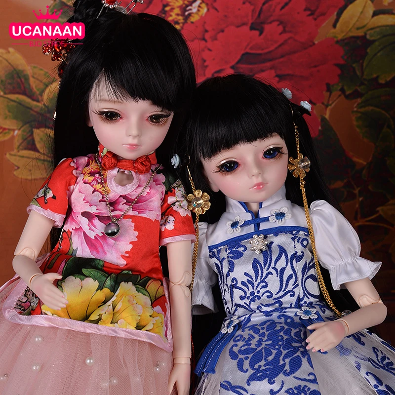 1/4 BJD куклы 45 см мяч шарнирные кукла Сменные ангельские глазки с наряды платье