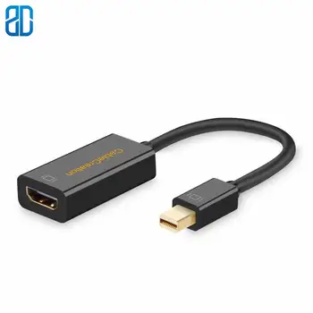 

4K Mini DisplayPort to HDMI Adapter DP(Thunderbolt Port Compatible) to HDMI AV HDTV Male to Female Adaptor for Mac Book iMac