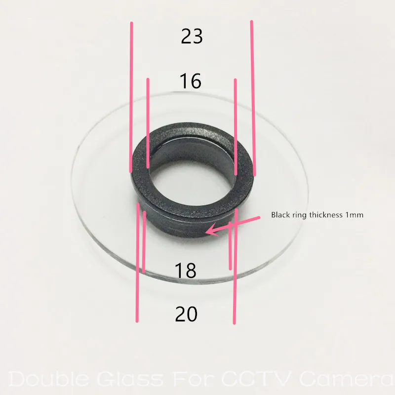 CCTV Camera housing Glass M12 lens mount Inner ring Dia16mm-18mm surveillance camera,camera lens