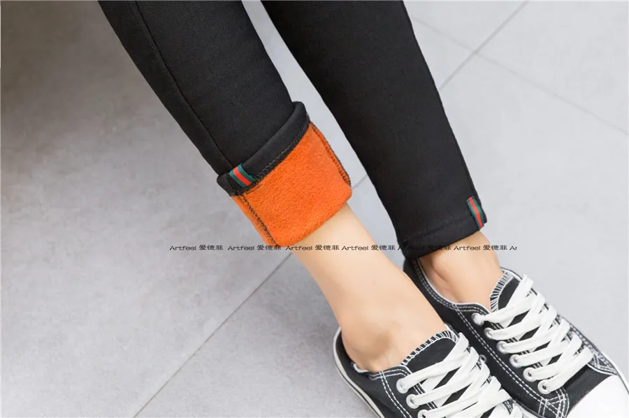 Autumn And Winter Large Size Dress New Style Pocket WOMEN'S Leggings Fat Mm Large Size Irregular Foot Mouth Webbing Leggings