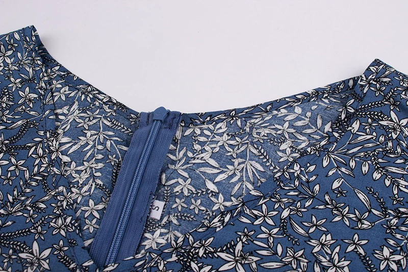 Nadafair פנס בציר שרוול חופשת Boho שמלת ארוך V צוואר אונליין גבוה מותן אלגנטי רטרו פרחוני מקסי שמלת נשים Vestidos