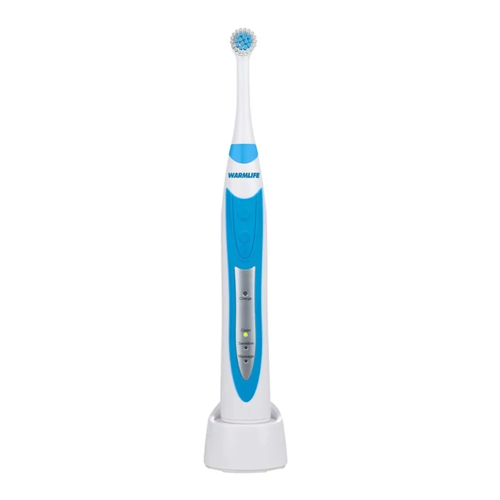 

Professional Ultrasonic Rotary Sonic Electric Toothbrush USB Rechargeable Soft Brush Oral Hygiene Dental Care with 2pcs Heads