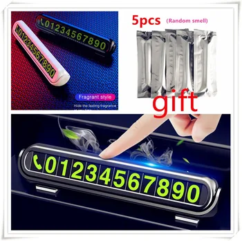 

Car Temporary Parking Card Air Freshener Phone Number FOR Kia Forte Ceed Stonic Stinger Rio Picanto Niro Soulster No3