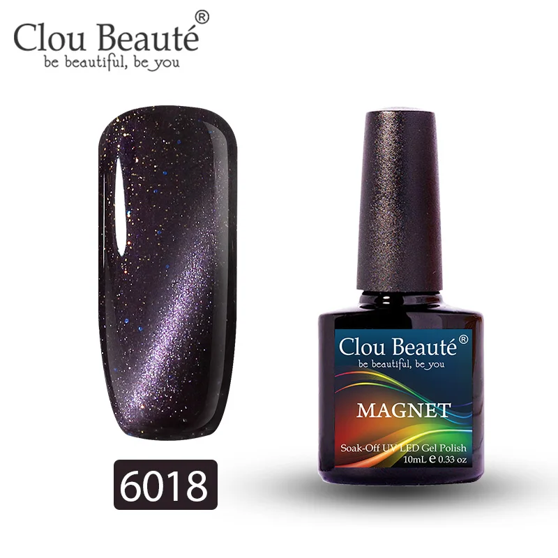 6018 Clou Beaute Гель-лак для кошачьих глаз 46 цветов маникюрный Декор гель лак для ногтей отмачиваемый лак для ногтей 10 мл Полупостоянный лак для ногтей - Цвет: 6018