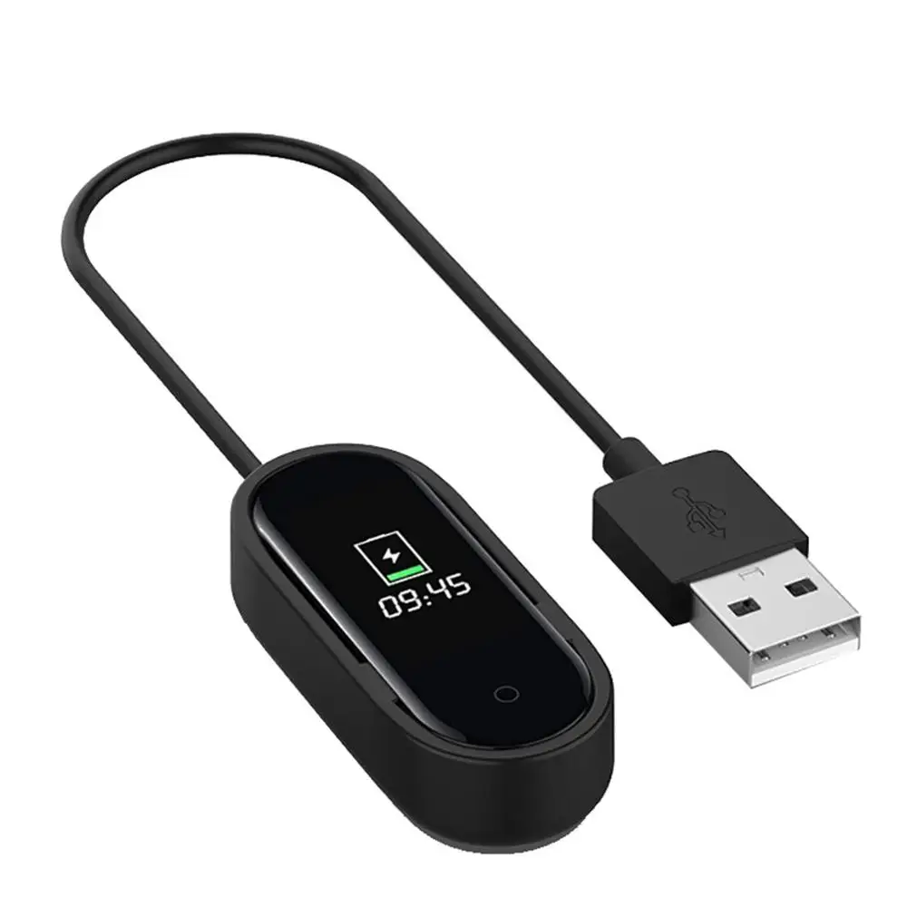 1 м умный спортивный браслет часы зарядный кабель тены мягкий зарядный кабель для передачи данных для Xiaomi браслет S/s1/2/3/4 поколения