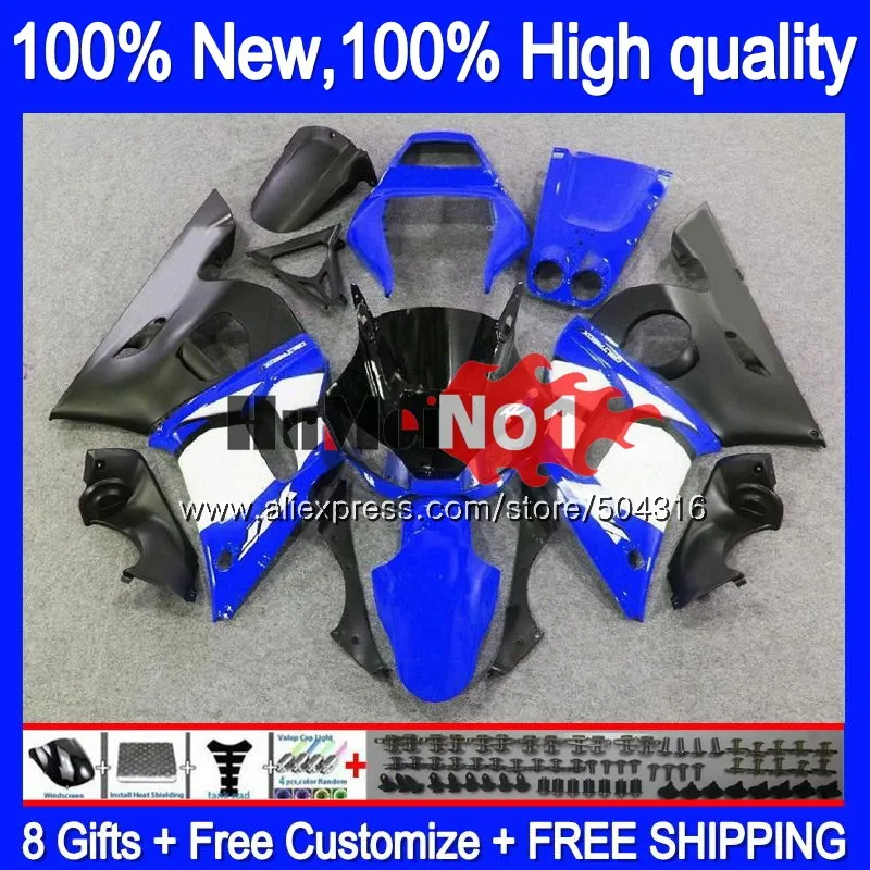 R 6 для YAMAHA YZF R6 YZF600 YZF 600 YZF-600 4MC. 69 YZF-R6 1998 1999 2000 2001 2002 YZFR6 98 99 00 01 02 Обтекатели цвет: черный, синий - Цвет: No. 1