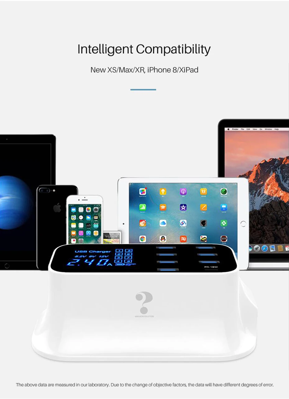 Модное быстрое зарядное устройство PD 18 вт универсальное для Xiaomi iphone X 8 7plus huawei samsung адаптер питания 8a розетка usb настенное зарядное устройство Smart