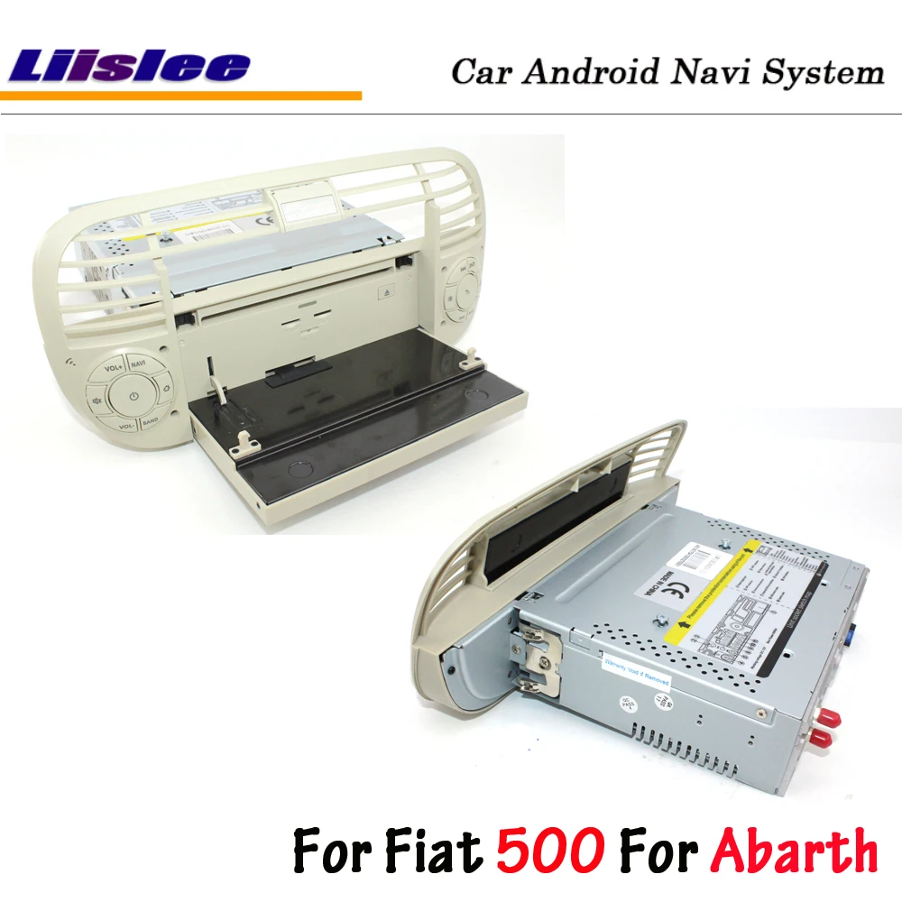 Sale Liislee Android For Fiat 500 For Abarth 2007~2016 Stereo Carplay Radio GPS Navi Navigation Screen Multimedia System DVD Player 3