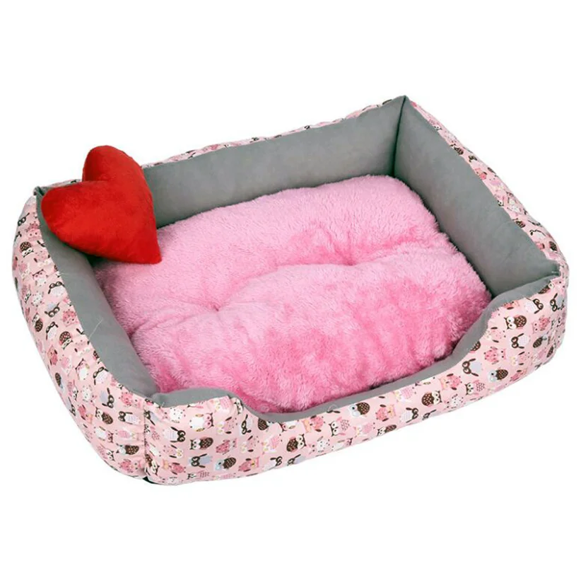 

Hot Sale Pet Dog Bed Warming Dog House Soft Material Nest Dog Baskets Fall And Winter Warm Kennel For Cat Puppy Quality