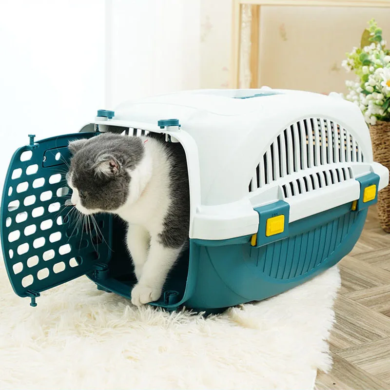 

Dog House Plastic Cat House High Quality Outdoor Flight Case All Seasons Pet Supplies Transport Cage Basket Removable Cleaning