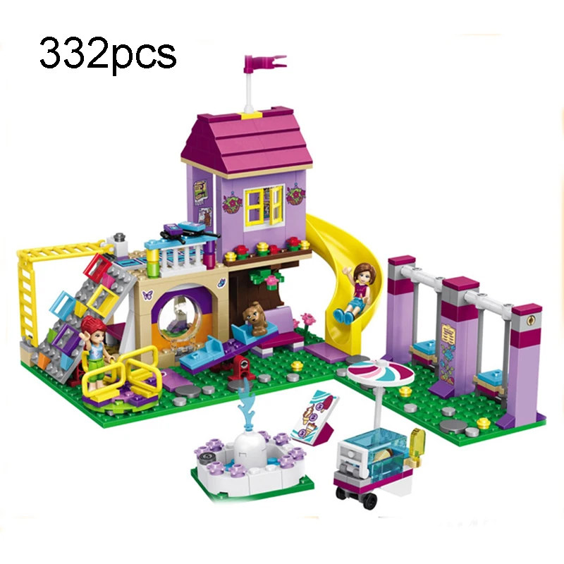 

Compatible Friends 10774 Bela Building Blocks Set Heartlake City Playground DIY Model Bricks Toys For Chlidren Educational Gifts