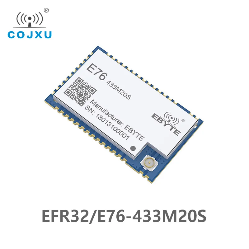 E76 433M20S 433 MHz 100mW беспроводной модуль EFR32 2500m SoC интерфейс связи ARM приемник