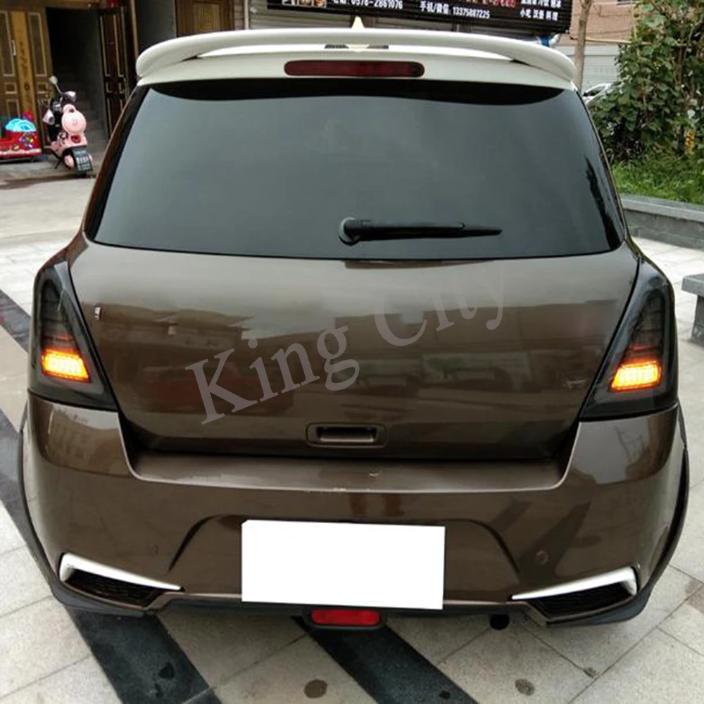 CAPQX 1 комплект для Suzuki Swift 2005 2014 светодиодный задний фонарь светильник в сборе