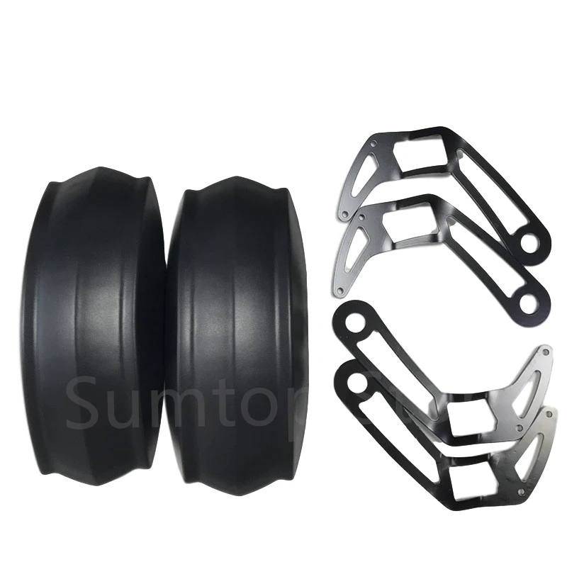 Online Un par de guardabarros (piezas de montaje de plástico y Metal) para BLADE 10 Zero 10X Kickscooter Smart Electric Scooter guardabarros delantero trasero