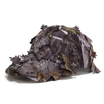 

2019 New Hunting Camouflage Hat Outdoor Leaves Like Stealth Tactical Sunhat Outdoor Sport Hunting Cap Hat for Men Adult