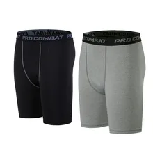 Мужские шорты-Колготки Компрессионные Мужские Леггинсы для бега быстросохнущие спортивные штаны для фитнеса