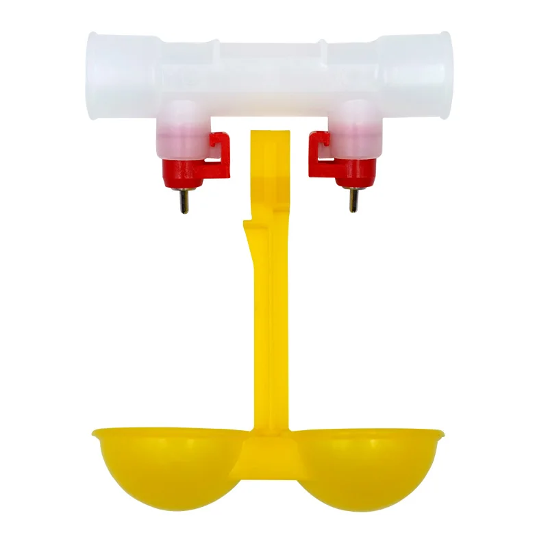 4/8 pcs Chicken drinking fountain Double Hanging Cup Ball nipple drinkers 25cm Chicken equipment wholesale Quail feeders