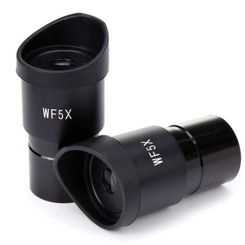 

2pcs With Eye Cups Optical Lens Stereo Microscope Eyepiece Professional Biological Wide Angle Replacement Magnification Ocular
