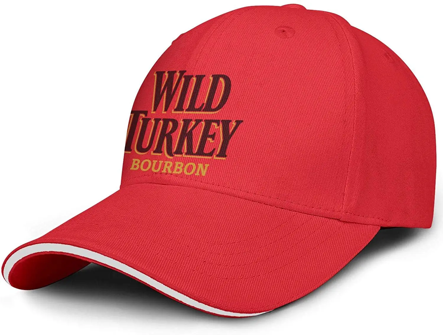 TSDFCMens Wild-Turkey-Бурбон-Кепка Прохладный Регулируемый Дальнобойщик хлопок бейсбольная кепка