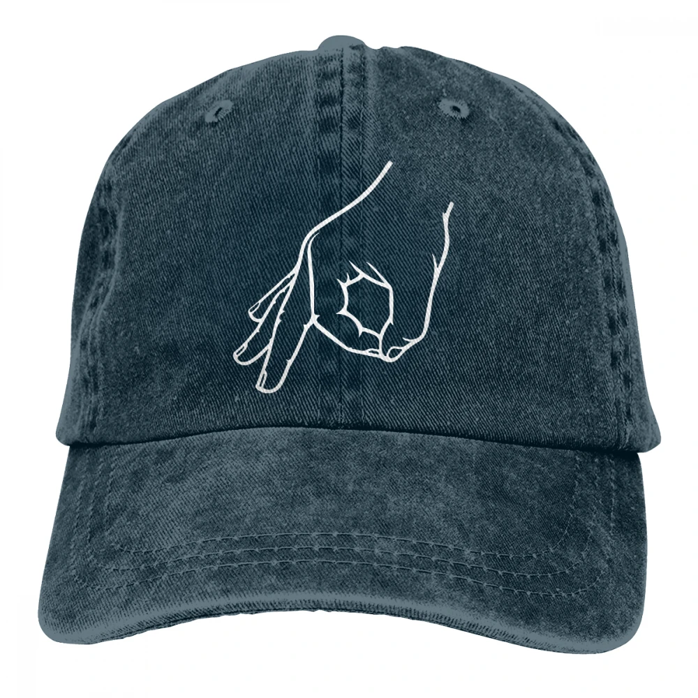 Cirecle игра ручной Casquette темно-синий унисекс Мужские Женские джинсовые бейсболка с ремешком кепки Регулируемый Гольф папа шляпа