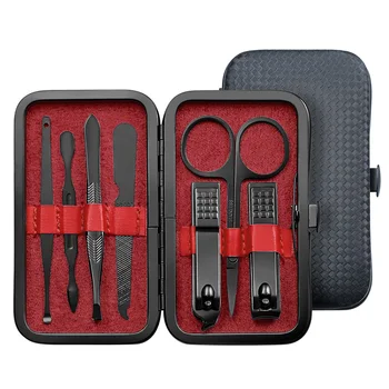 

7pcs/set Manicure Nail Clippers Pedicure Set Portable Travel Hygiene Kit Stainless Steel Nail Cutter Tool Set