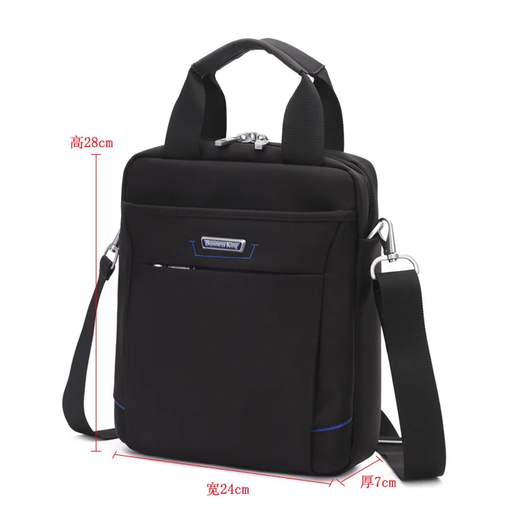 

Nylon MEN'S Handbag Verticle Casual 10-Inch Tablet PC Bag Crossbody Bag Simple Sling Bag Business