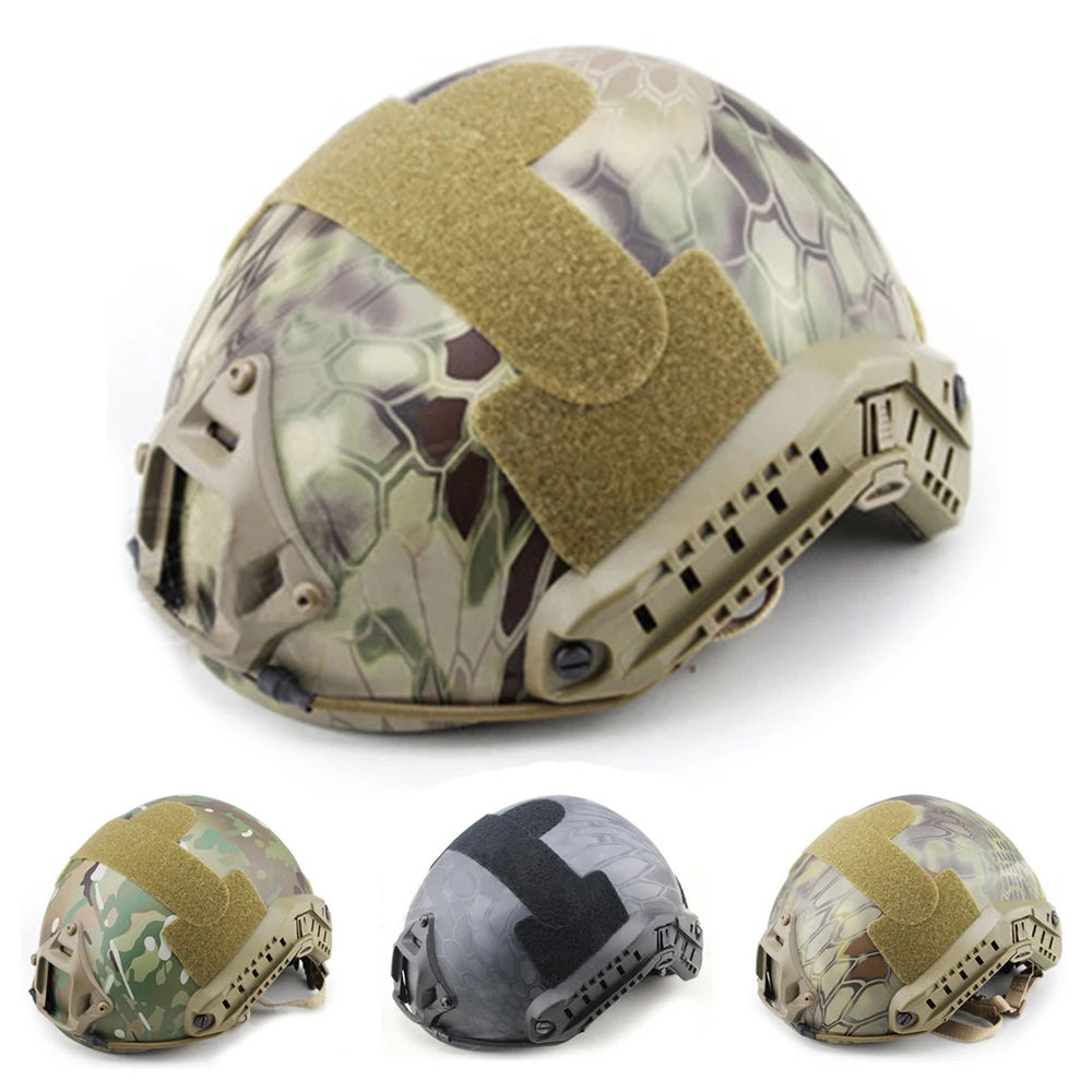 camuflaje táctico militar para caza, Airsoft, tiro, Paintball, Gun, rápido, CS|Cascos| - AliExpress