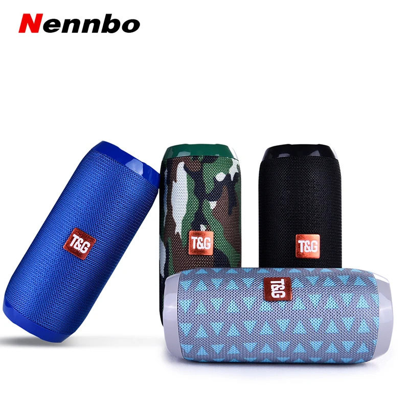 

Portable Speaker Wireless Bluetooth Speakers TG117 Soundbar Outdoor Sports Waterproof Support TF Card FM Radio Aux Input