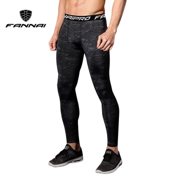 

FANNAI Compression Pants Men Shorts Running Tights Sport mens leggings Gym Fitness Training Yoga Pants Jogging Exercise Trousers