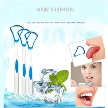 12 шт. скребок для языка Очиститель языка удаление плохого дыхания язык Толстый белый уход за полостью рта завод прямые оптовые продажи