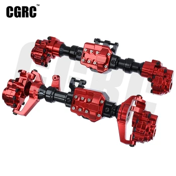 

High Quality CNC Metal Alloy Front Rear Axle Housing Cover Assembly For 1/10 RC Crawler Car TRX4 RC Car Upgrade Parts