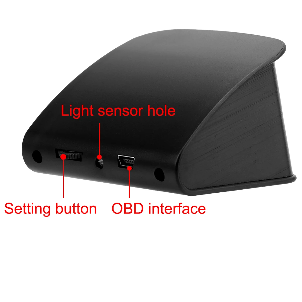 Leepee multifuncional obd medidor digital inteligente hud