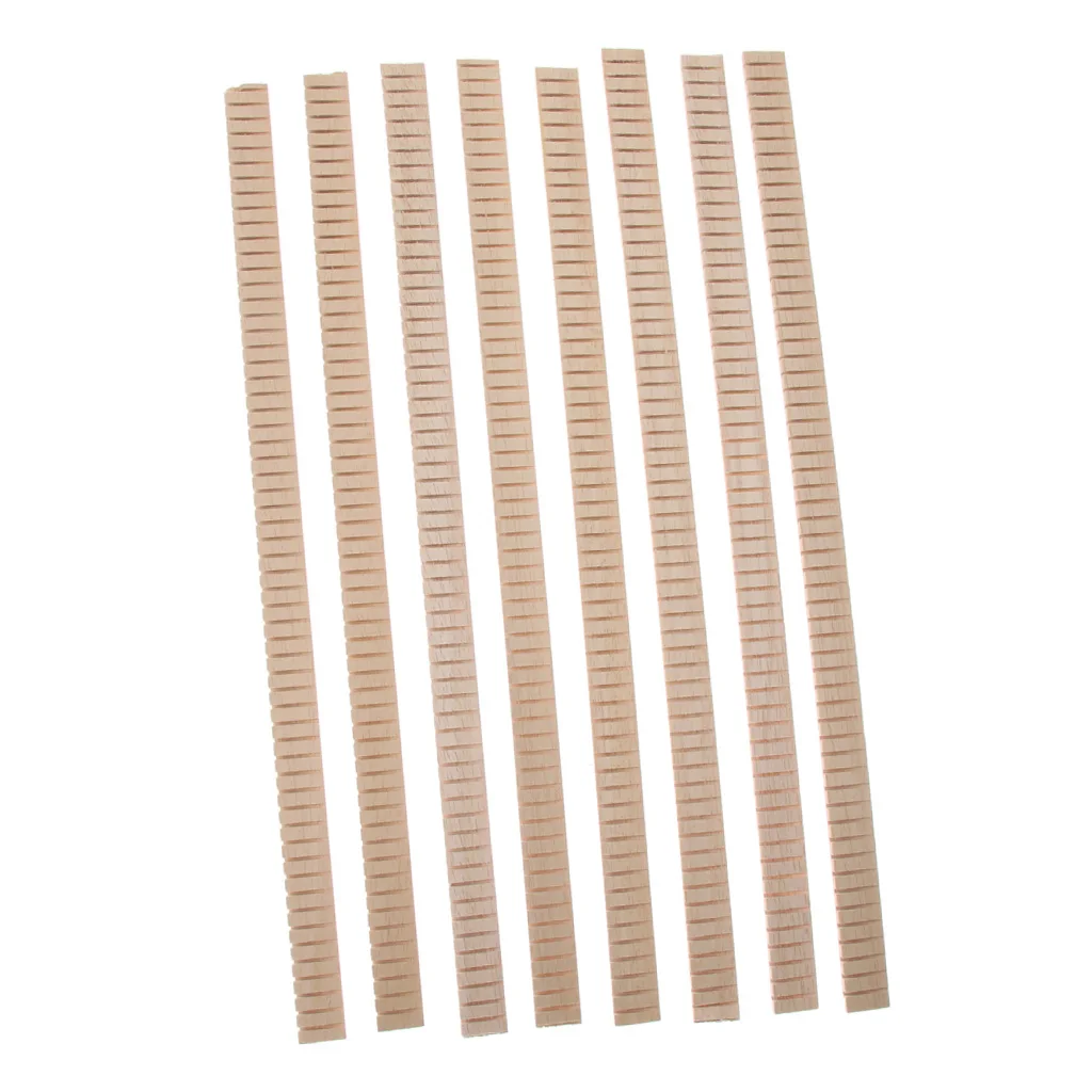 16 Pcs Mahogany Softer Triangle Guitar Binding Purfling Strip Edge Trim Inlay Luthiers and Guitar Maker DIY Tools