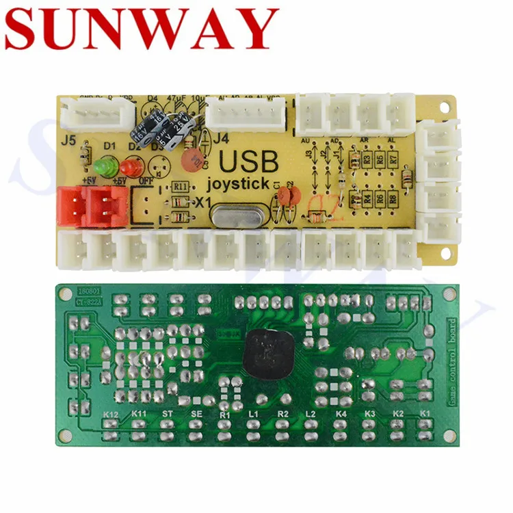 Нулевая задержка аркадная DIY Набор аркадная пряди 2* аркадный джойстик 2*5 в хромированная светодиодная кнопка 2* USB для ПК/Raspberry Pi доска