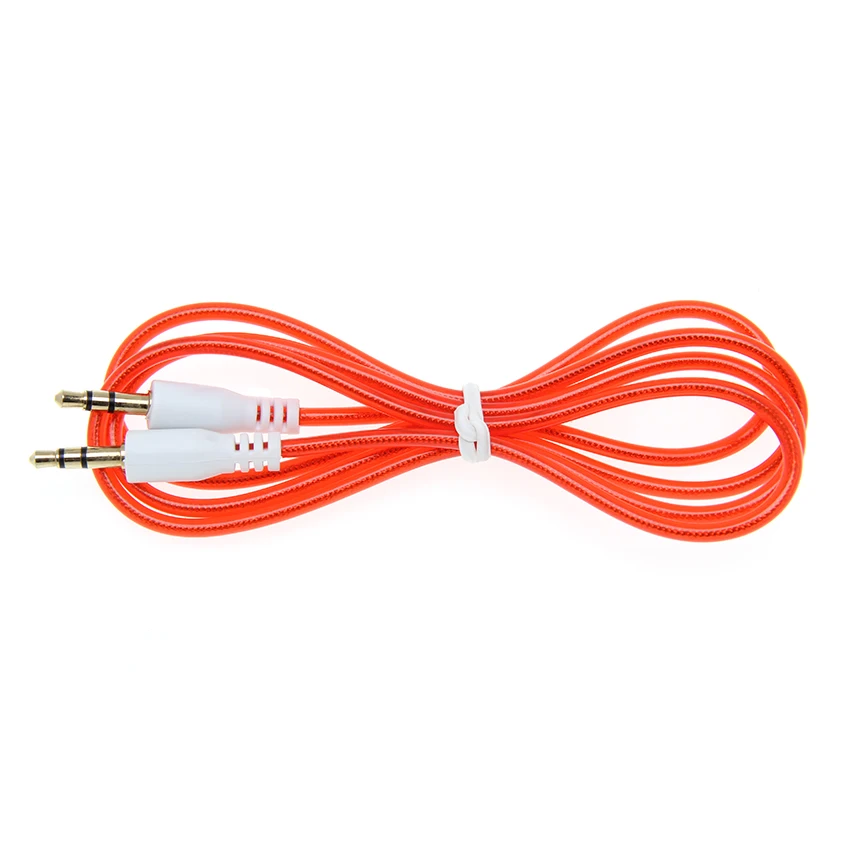 Audio Cable 1m 3 5mm Jack Aux Headphone Cord Male to Male Speaker Wire Line For Car Phone MP3 4 PC Tablet