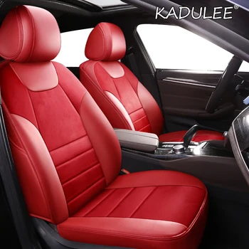 

KADULEE Custom Leather car seat cover For Fiat BRAVO 500 Freemont punto Linea auto accessories Car-Styling Car Seats Protector