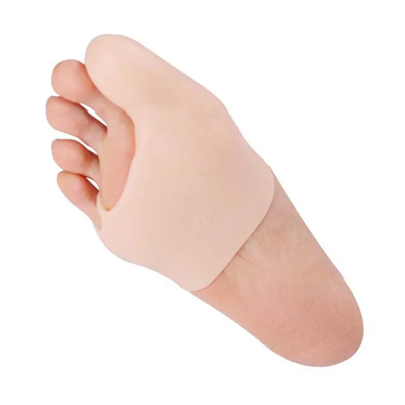 Sunvo 2 шт sinlicon Hallux вальгус палец ноги сепаратор силиконовые стельки для пальцев, накладные пальцы, приспособление для выравнивания пальцев, облегчающее боль - Цвет: skin tone