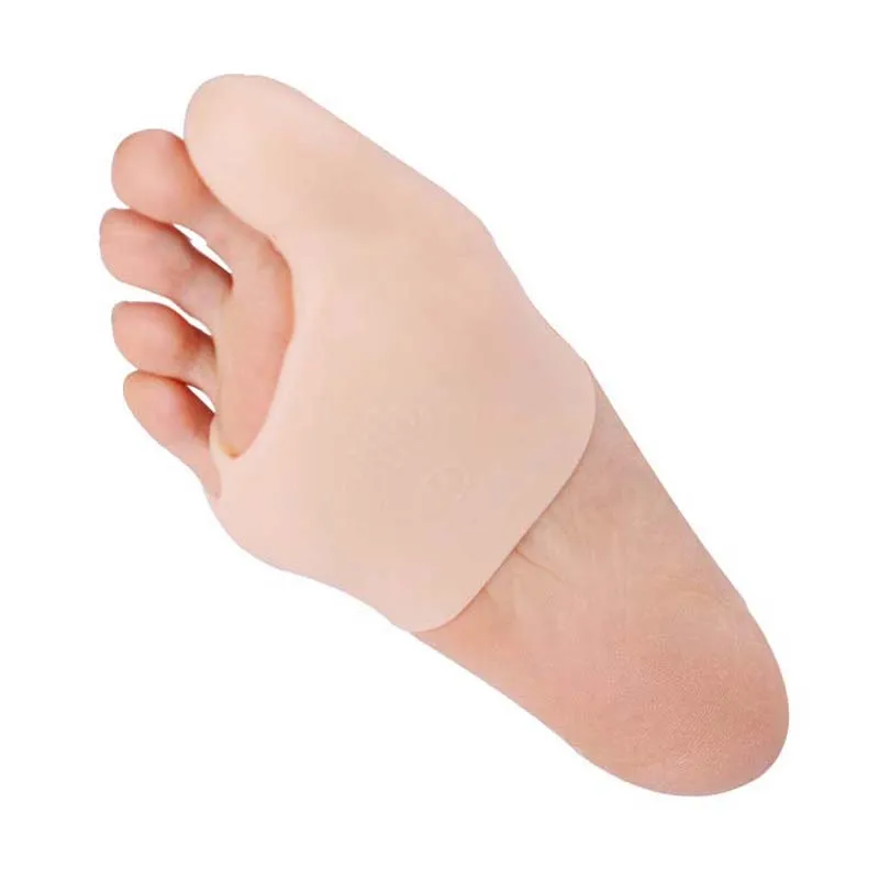 skin tone Sunvo 2 шт sinlicon Hallux вальгус палец ноги сепаратор силиконовые стельки для пальцев, накладные пальцы, приспособление для выравнивания пальцев, облегчающее боль - Цвет: skin tone