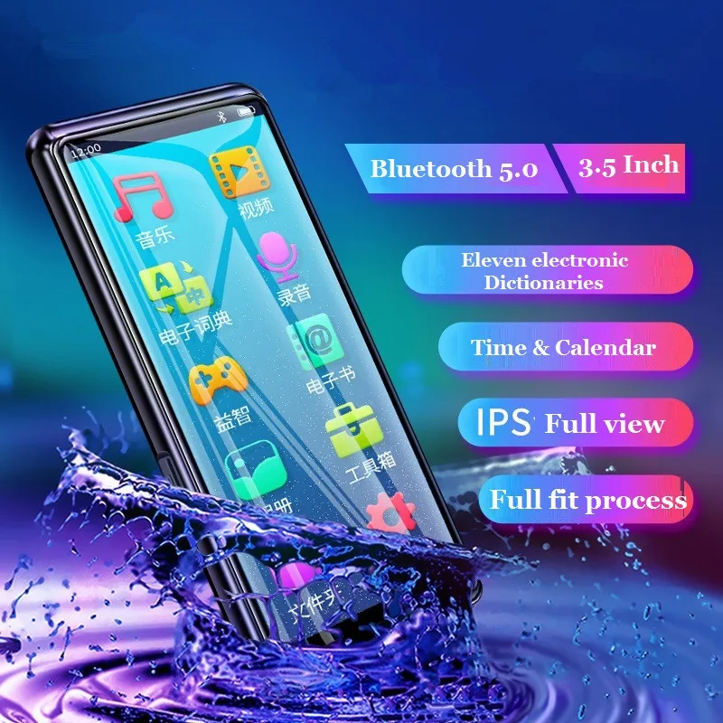 Новый 8G Bluetooth 5 0 MP4 HIFI музыкальный 3 дюймовый HD сенсорный экран M9 плеер с поддержкой