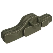 Двухслойная водонепроницаемая рыболовная удочка Сумка рыболовная удочка снасти инструмент чехол для переноски сумка для хранения Органайзер Рыболовная Сумка